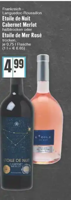 Edeka Etoile De Nuit Cabernet Merlot Oder Etoile De Mer Rosé Angebot