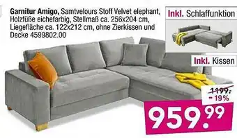 Möbel Boss Garnitur Amigo Angebot