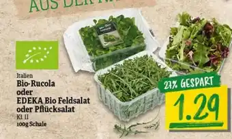 nah & gut Bio-rucola Oder Edeka Bio Feldsalat Oder Pflücksalat Angebot