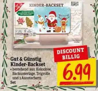 nah & gut Gut & Günstig Kinder-backset Angebot