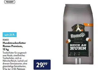 Aldi Nord Romeo Hundetrockenfutter Romeo Premium, 12 Kg Angebot