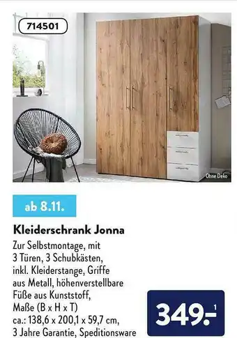 Aldi Nord Kleiderschrank Jonna Angebot