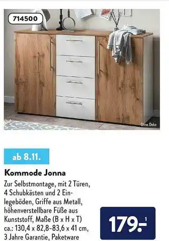 Aldi Nord Kommode Jonna Angebot