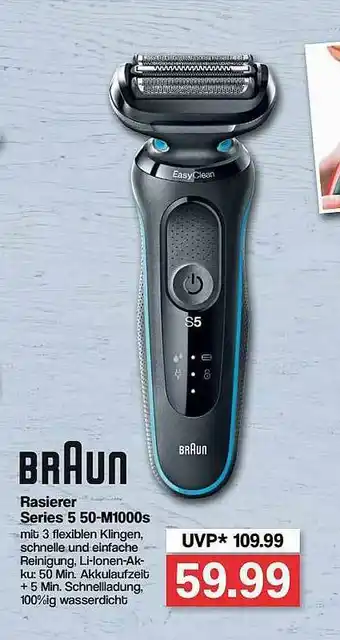 Famila Nord Ost Braun Rasierer Series 5 50 M1000s Angebot