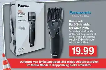 Famila Nord Ost Panasonic Haar-und-bart-schneider Er-gb36-k503 Angebot