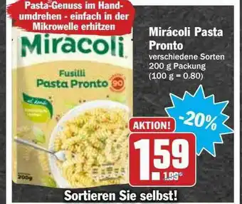 Hit Mirácoli Pasta Pronto Angebot