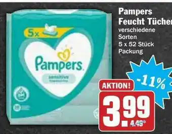 Hit Pampers Feucht Tücher Angebot