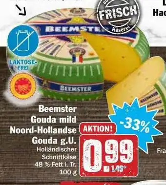 Hit Beemster Gouda Mild Noord-hollandse Gouda G.u Angebot