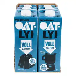 Netto Marken-Discount Oatly Haferdrink Voll 2,8 % 1 Liter, 6er Pack Angebot