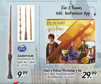 Rofu Kinderland Harry Potter Pictionary Air Oder Zauberstab Angebot