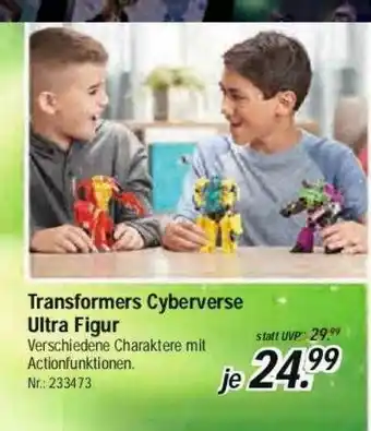 Rofu Kinderland Transformers Cyberverse Ultra Figur Angebot