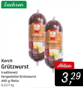 KONSUM Korch Grützwurst Angebot