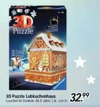 Rofu Kinderland 3d Puzzle Lebkuchenhaus Angebot