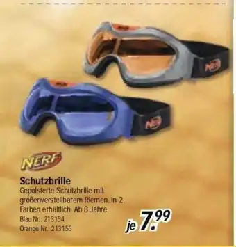 Rofu Kinderland Nerf Schutzbrille Angebot