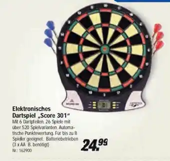 Rofu Kinderland Elektronisches Dartspiel „score 301“ Angebot