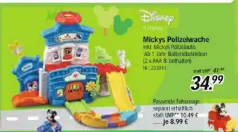 Rofu Kinderland Disney Mickys Polizeiwache Angebot