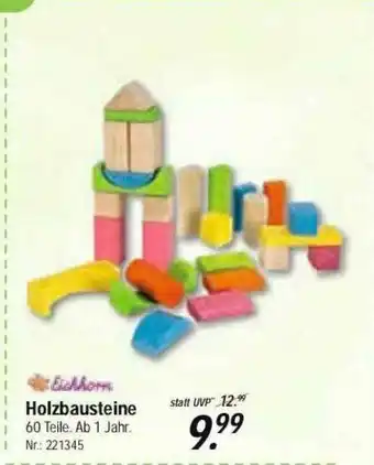 Rofu Kinderland Holzbausteine Eichhorn Angebot