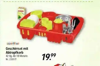 Rofu Kinderland Geschirrset Mit Abtropfkorb Angebot