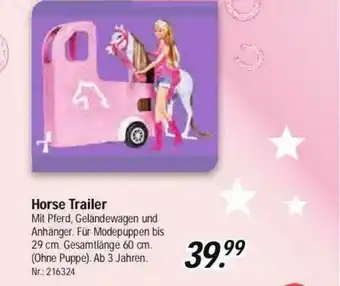 Rofu Kinderland Horse Trailer Angebot