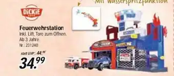 Rofu Kinderland Dickie Toyes Feuerwehrstation Angebot