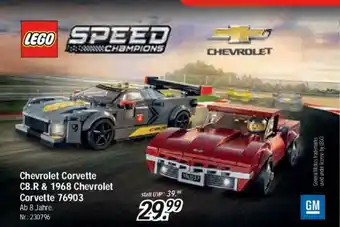 Rofu Kinderland Lego Speed Champions Chevrolet Corvette C8.r & 1968 Chevrolet Corvette 76903 Angebot