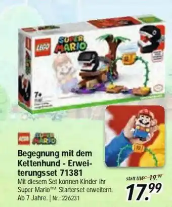 Rofu Kinderland Lego Supermario Begegnung Mit Dem Kettenhund - Erweiterungsset 71381 Angebot