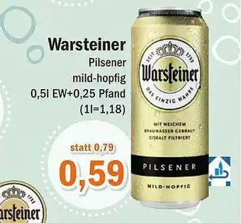 Aktiv Irma Warsteiner Pilsener Angebot