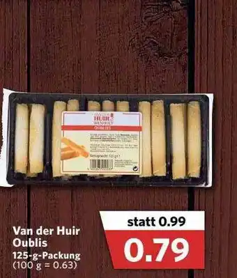 Combi Van Der Huir Oublis Angebot