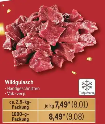 METRO Wildgulasch Angebot