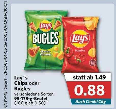 Combi Lay Lay’S Chips Oder Bugles Angebot Bei Penny – LWMDUH