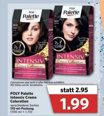 Combi Poly Palette Intensiv Creme Coloration Angebot