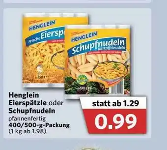 Combi Henglein Eierspätzle Oder Schupfnudeln Angebot