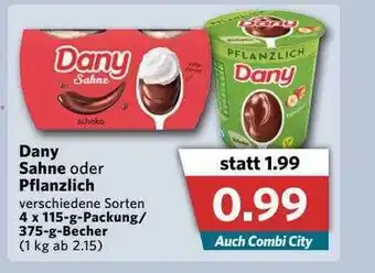 Combi Dany Sahne Oder Pflanzlich Angebot