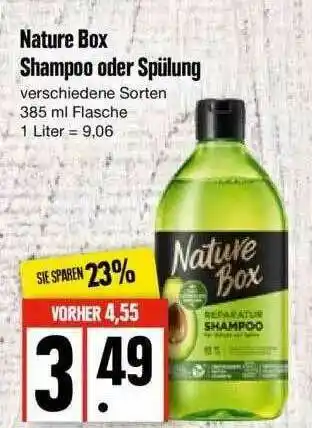 Edeka Nature Box Shampoo Oder Spülung Angebot