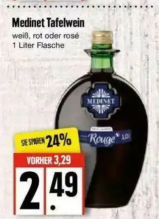 Edeka Medinet Tafelwein Angebot