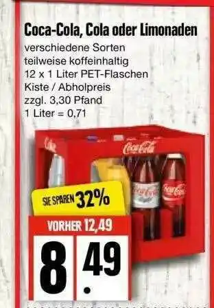 Edeka Coc-cola Cola Oder Limonaden Angebot