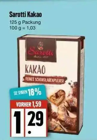 Edeka Sarotti Kakao Angebot