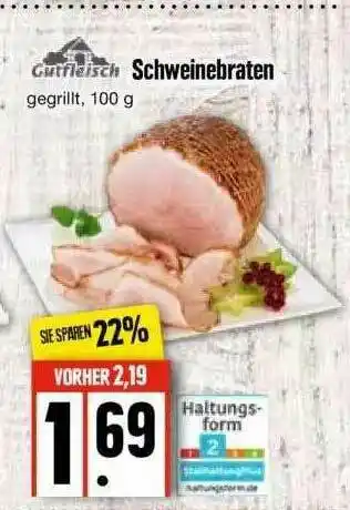 Edeka Gutfleisch Schweinebraten Angebot