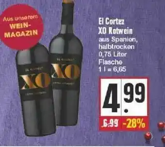 Edeka El Cortez Xo Rotwein Angebot