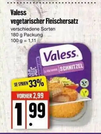 Edeka Valess Vegetarischer Fleischersatz Angebot