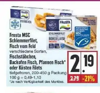 Edeka Frosta Msc Schlemmerfilet, Fisch Vom Feld, Fischstäbchen Backofen Fisch, Pfannne Fisch Oder Küsten Filets Angebot