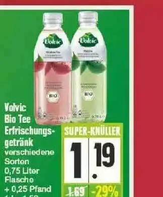 Edeka Volvic Bio Tee Erfrischungsgetränk Angebot