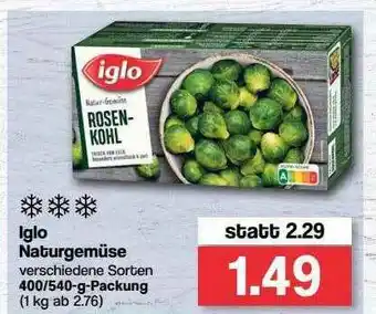 Famila Nord Ost Iglo Naturgemüse Angebot