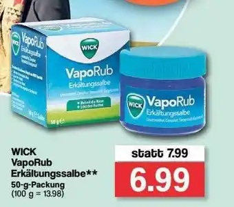 Famila Nord Ost Wick Vaporub Erkältungssalbe Angebot