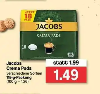 Famila Nord Ost Jacobs Crema Pads Angebot