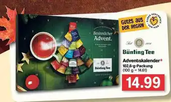 Famila Nord Ost Bünting Tee Adventskalender Angebot