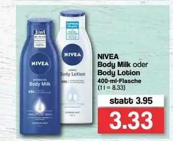 Famila Nord Ost Nivea Body Milk Oder Body Lotion Angebot