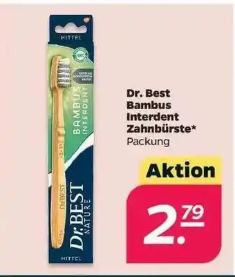 NETTO Dr. Best Bambus Interdent Zahnbürste Angebot