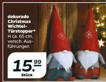 NETTO Dekorado Christmas Wichtel Türstopper Angebot