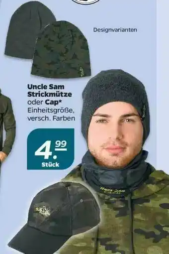 NETTO Uncle Sam Strickmütze Oder Cap Angebot